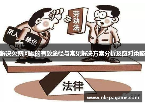 解决欠薪问题的有效途径与常见解决方案分析及应对策略